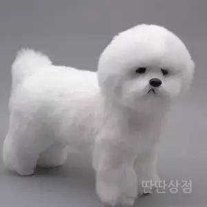 진짜같은강아지 비숑프리제 모형 봉제인형 선물 강아지인형 애착 강아지 리얼 실사 리얼한 요크셔