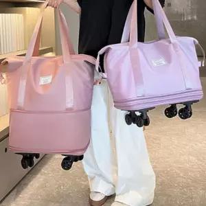 BAZE 3단 크기조절 가방 장바구니 사입 이동식 여행 이민가방 쇼퍼백 캐리어