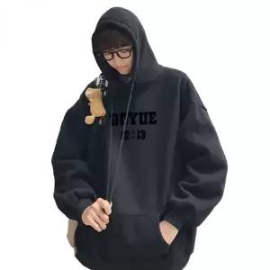 [하프클럽/]겨울용 남성 기모 후드 긴팔 티셔츠 캐주얼웨어