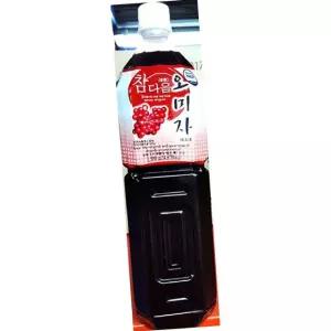 참다음 오미자 농축액 1.5L 8개 음료 베이스 업소용 카페