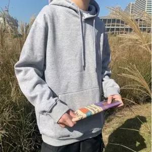 [하프클럽/]남성용 기모 후드티 가을용 캐주얼 모자 맨투맨 2컬러