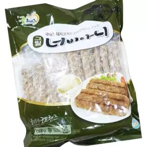 굿프랜즈 너비아니 1kg 냉동 육가공 안주 캠핑 바비큐 업소용