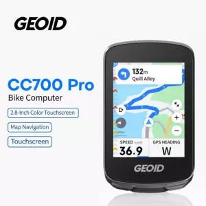 GEOID CC700 자전거 컴퓨터 8인치 터치스크린 GPS 속도계 지도 내비 CC700 with film