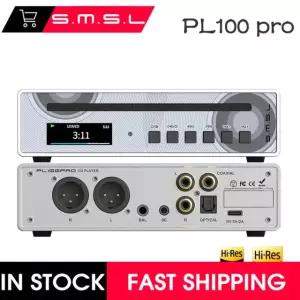 미니CD플레이어 SMSL PL100PRO CD 플레이어 2채널 디코딩 헤드폰 오디오 듀얼 검은색