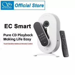 미니CD플레이어 SHANLING EC 스마트 차량용 플레이어 CD 데스크탑 올인원 리모컨 ECsmart white