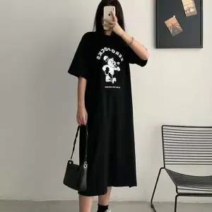 [하프클럽/]이쁘다요 롱 밑단트임 홈웨어 루즈 여름 원피스 오버핏