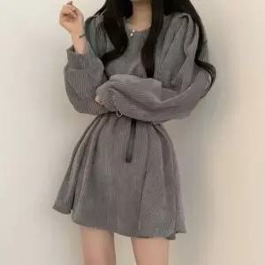 [하프클럽/]이쁘다요 퍼프소매 가을 겨울 원피스