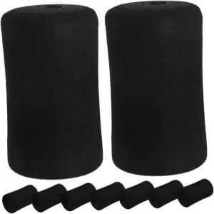 밀리스텐 9pcs 윗몸 일으키기 장비 풋 패드 5.3 x2.9 스펀지 커버 - 교체용 폼 운동 벤치 고밀도 쿠션