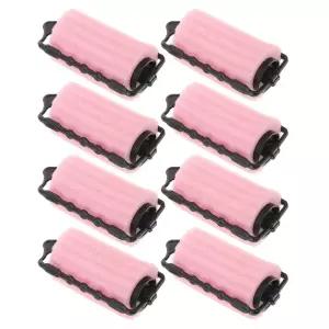 디디세온 8pc 스펀지 헤어 컬링기 수면용 소프트 폼 롤러를 위한 셀프 홀딩 볼륨 및 웨이브 스타일링 도구