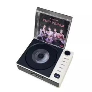 레트로시디플레이어 앨범 텐테이블 블루투스 인테리어 CD플레이어 라디오 CDP 고음질