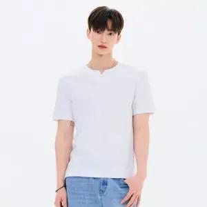 체이스컬트 HC24 넥변형 반팔 티셔츠 (M-3XL)빅사이즈 넥변형 티셔츠 FBZK5807C01
