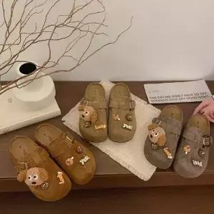올요아 여성 속굽 키작녀 슬리퍼 봄철 신어보기 가보시 버켄슈즈 통굽 꾹1