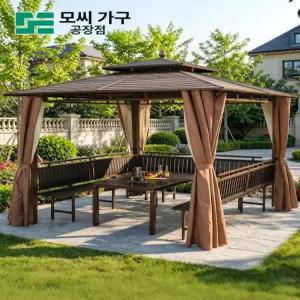 52QUAD 조립식파고라 바베큐장 시스템파고라  원두막 쉼터