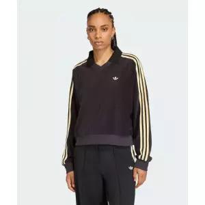 매장정품 아디다스 ADIDAS 테리 타월 브이넥 롱 슬리브 폴로 셔츠 KD1402 713473