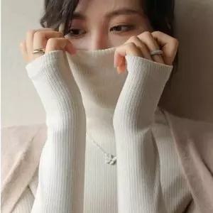 [하프클럽/]bns 슬림핏 여성 터틀넥 목폴라 긴팔티