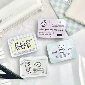 [하프클럽/]포토 스위티 사진 보관함 포카 카드 연예인 틴케이스