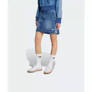 매장정품 아디다스 ADIDAS 3S 데님 미니 스커트 - 인디고데님 JW2649 712928