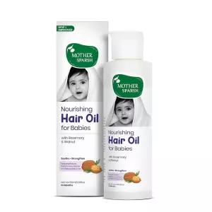 Mother Sparsh 아유르베다 베이비 헤어 오일 21가지 허브 및 오일 의 부드러운 두피 및 모발용 100ml