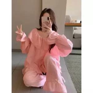 엘럽 면 마 빅 아우터 잠옷세트 긴팔 세트 칼라 커플 체크 박템1