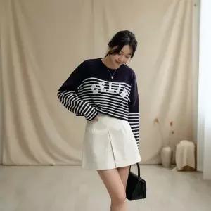 [하프클럽/]여성용 앞트임 A라인 미니 스커트 치마