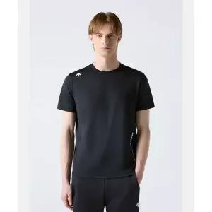 DESCENTE 트레이닝 반팔 티셔츠 블랙 SR123TTS21 117116