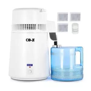 COZ 갤런 정수기 750W 조리대 홈 오 기 물 제조 기계 4L 청정 제조기 순수 White 4L