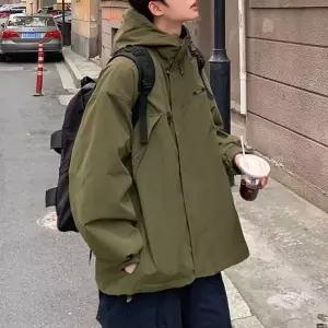 [하프클럽/]아우터 점퍼 남자 달린 후드 여자 바람막이 야상