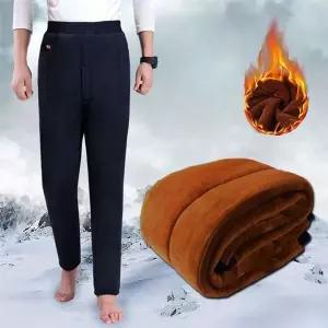 [하프클럽/]남성 기모 밴딩 보온 팬츠 겨울 방한 캐주얼 웨어
