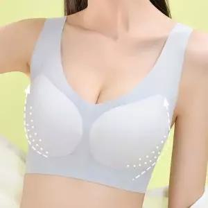 [하프클럽/]여름 브라 메쉬 브래지어 노와이어 햄라인 쿨 원단