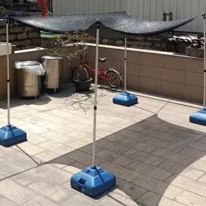 차양막 지지대 그늘막 기둥 텃밭 테라스 옥상 시멘트 썬쉐이드 햇빛 농업용 알루미늄 부품