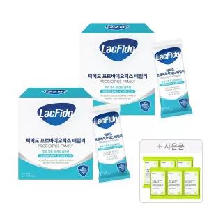 락피도 프로바이오틱스 패밀리 100일분 200g(2g, 100입), 2개  + 증정(프로바이오틱스키즈플러스10포,6개)
