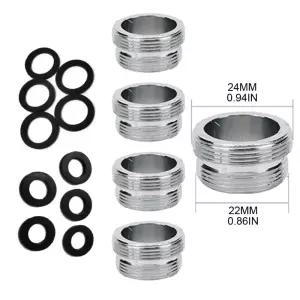 5 Pcs 수도꼭지 어댑터 키트 주방 남성 여성 황동 정수기 T5EF