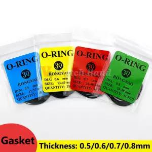 방수 고무 켓 05mm/06mm/07mm/08mm O링 시계 뒷면 커버 케이스 수리 도구 액세서리