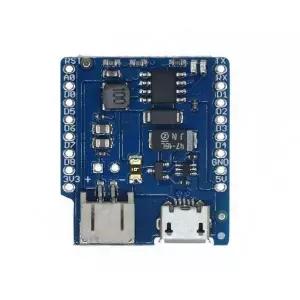 (정품) WeMos D1 Mini용 리튬 배터리 실드 Battery Shield V1.3.0 소형 안전성