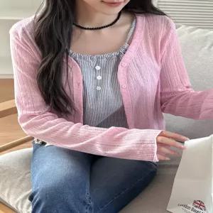 파이넨 시원 컬러 가디건 87765 빅사이즈 여성의류