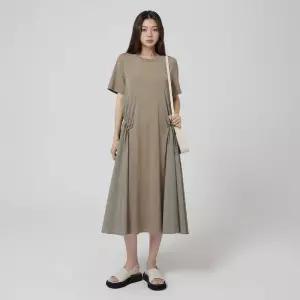 랩 LAP 사이드 배색 스트링 롱원피스AR2WO660 494887