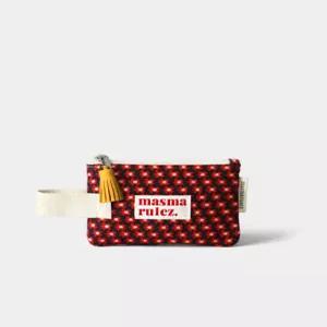 마스마룰즈 Mini strap pouch 니트 스몰플라워 레드 5000945147