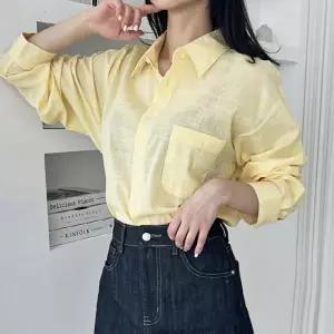 여름 린넨 오버핏 셔츠 대학생 직장인 학부모 모임 행사 비즈니스 미팅 출근 하객 데이트룩