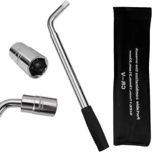 4방향 러그 렌치 9인치 너트 자동차 어 언 텔레스코핑 휠 Crv 제거 소켓 7mm 2m 연장