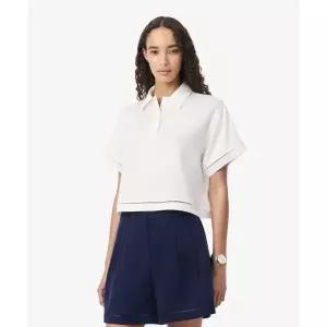 [매장정품] 라코스테 LACOSTE 여성 린넨 블렌디드 폴로탑 CF0061-56G 70V CF0061-56G70V