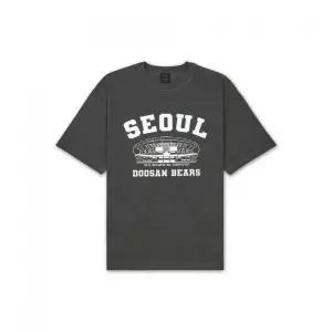 MSS x KBO 볼파크 반소매 티셔츠 차콜그레이 [서울 두산 베어스]