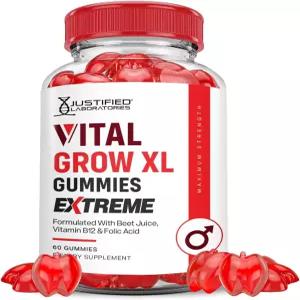 정당화된 실험실 바이탈 그로우 XL 익스트림 2000MG 퍼포먼스 구미 어드밴스드 포뮬러 ACV 석류 비트 주스