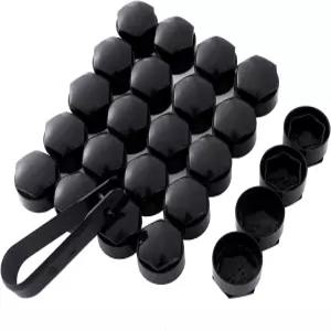 러그 너트 아우디 A A3 A4 A5 A6 A7 A8 Q2 Q5 S5 TT 24PCS+ 분해 도구용 휠 센터 캡 커버