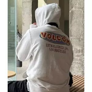 매장정품 VOLCOM 스톤에이지 후드 집업(아이스 그레이)
