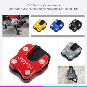 HONDA GROM MSX125 MSX 125 2019- 오토바이 액세서리 킥 스탠드 풋 사이드 스탠드 사이드 스탠드 패드 지지판