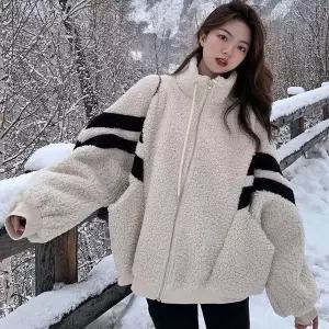 [하프클럽/]코이안스 하프넥 양털 집업 점퍼