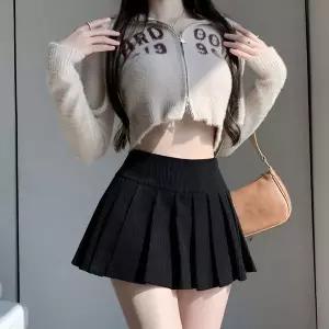 [하프클럽/]러블리 코듀로이 플리츠 미니 스커트