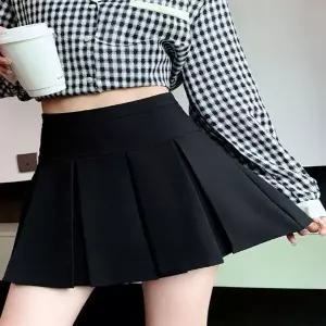 [하프클럽/]속바지 내장 플리츠 스커트