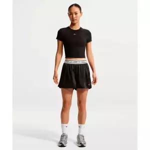 나이키 NIKE 스포츠웨어 루즈 핏 미드라이즈 새틴 쇼츠 W - 블랙:세일 IH1329-010 246839