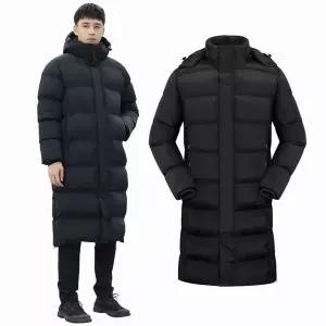 [하프클럽/]남성 후드롱패딩 겨울 데일리 점퍼 패딩 학생 아우터